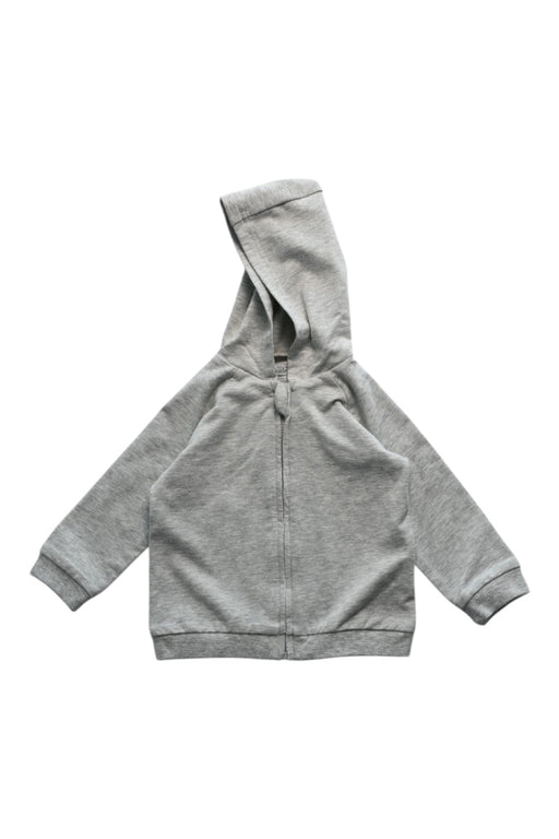 A Grey Hooded Sweatshirts from Mamas & Papas in size 6-12M for boy. (Front View)