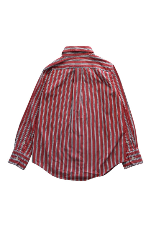 A Red Long Sleeve Shirts from Polo Ralph Lauren in size 3T for boy. (Back View)