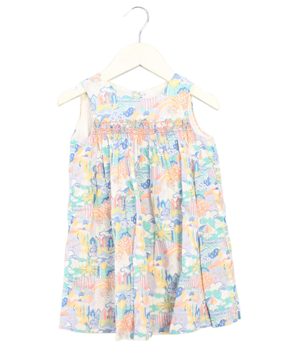 A Multicolour Sleeveless Dresses from Bonpoint in size 3T for girl. (Front View)