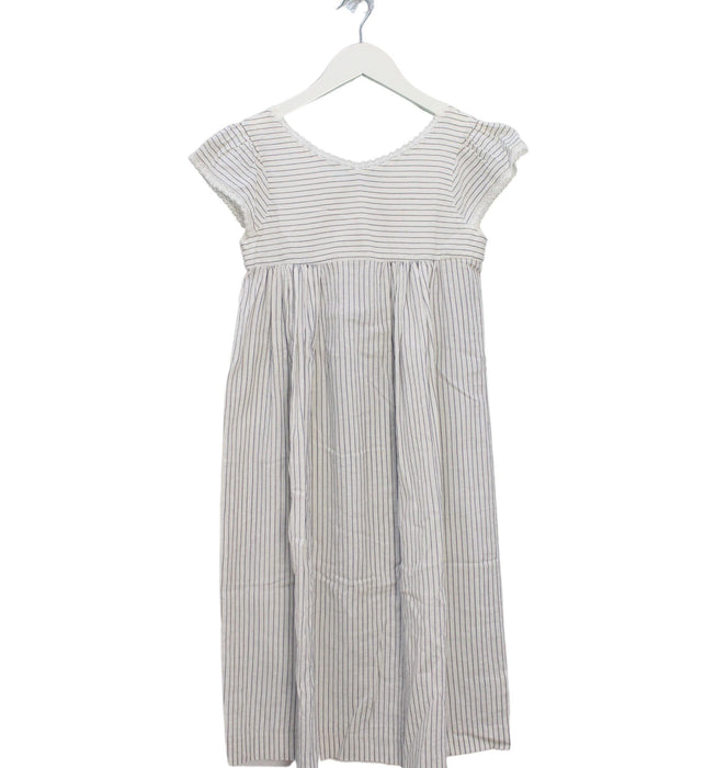A White Short Sleeve Dresses from Bonpoint in size 12Y for girl. (Front View)