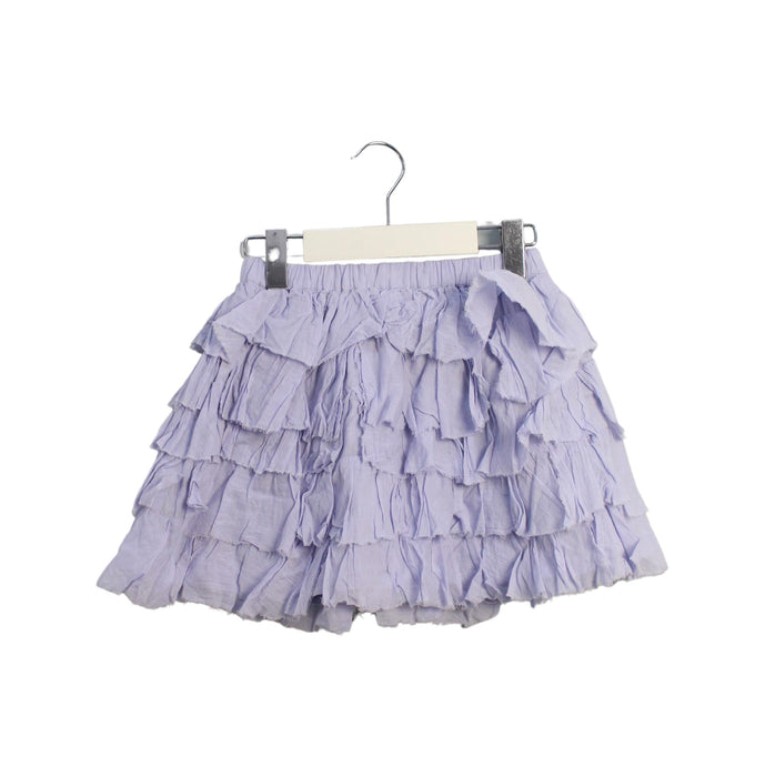 A Blue Short Skirts from Velveteen in size 4T for girl. (Front View)