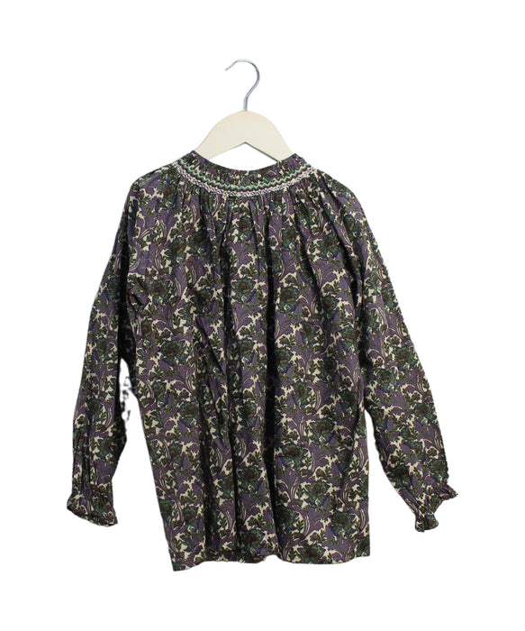 A Purple Long Sleeve Tops from Bonpoint in size 12Y for girl. (Front View)