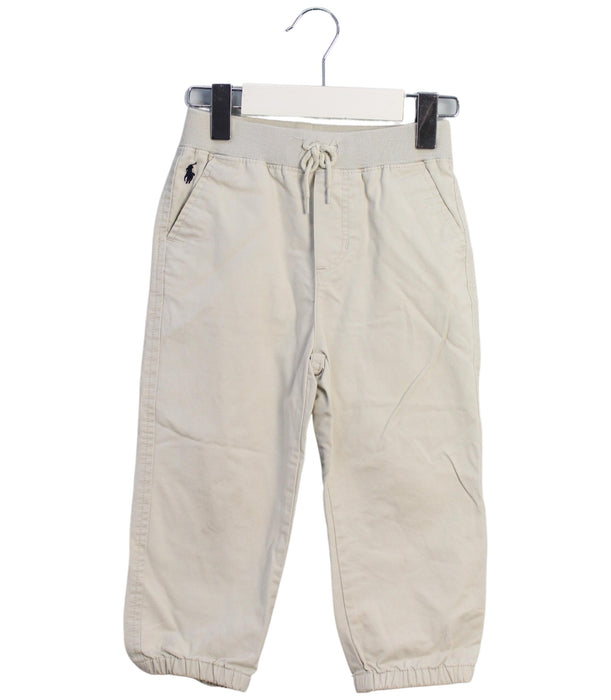 A Beige Casual Pants from Ralph Lauren in size 18-24M for girl. (Front View)