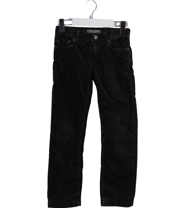 A Brown Casual Pants from Bonpoint in size 6T for girl. (Front View)