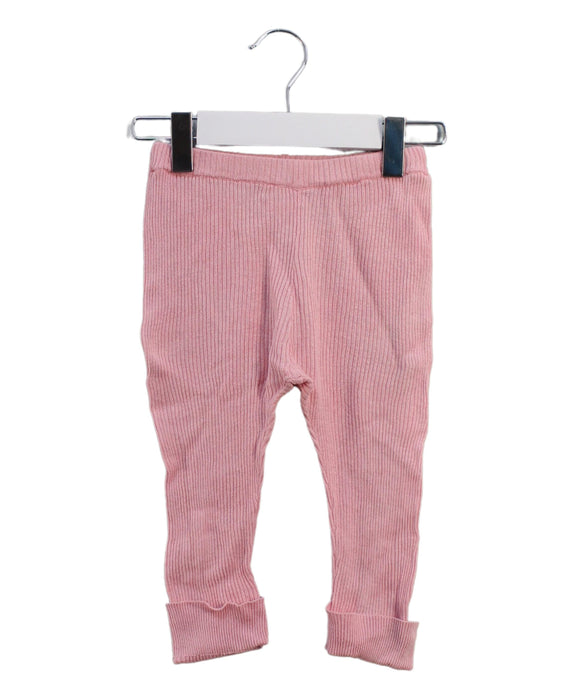 A Pink Leggings from Seed in size 6-12M for girl. (Front View)