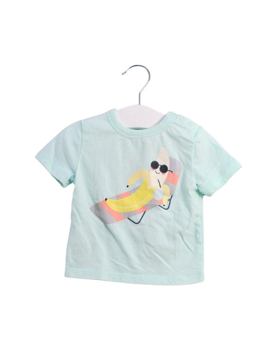 A Green Short Sleeve T Shirts from Country Road in size 3-6M for girl. (Front View)