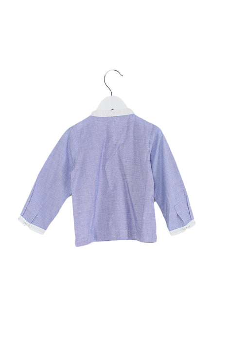 A Blue Long Sleeve Tops from Jacadi in size 3T for boy. (Back View)