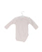 A Pink Long Sleeve Bodysuits from Petit Bateau in size 0-3M for girl. (Back View)