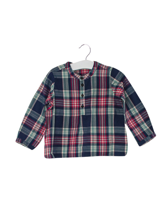 A Navy Shirts from Bonpoint in size 12-18M for boy. (Front View)