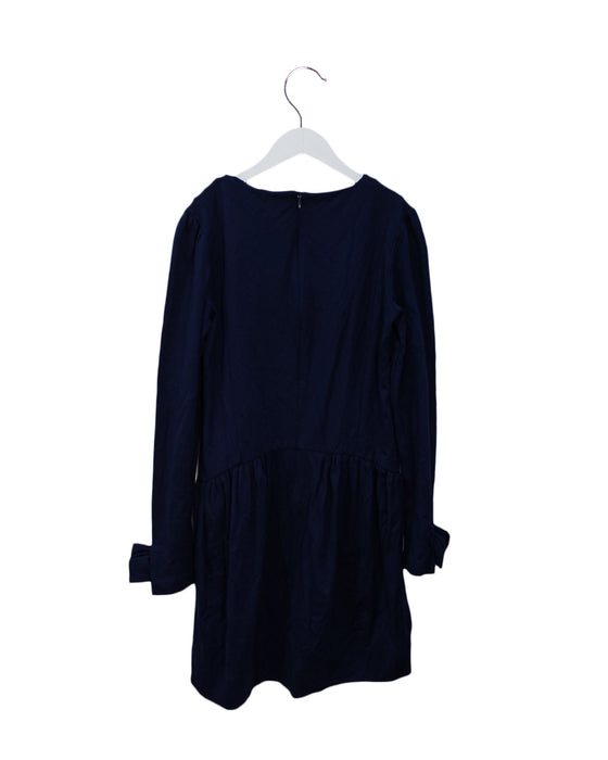 A Navy Long Sleeve Dresses from Simonetta in size 14Y for girl. (Back View)