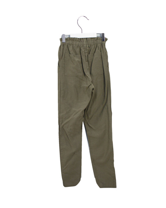 A Green Casual Pants from Bonpoint in size 12Y for girl. (Back View)