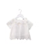 A White Short Sleeve Tops from Louise Misha in size 6-12M for girl. (Front View)