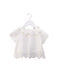 A White Short Sleeve Tops from Louise Misha in size 6-12M for girl. (Front View)