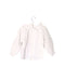 A White Long Sleeve Tops from Bonton in size 12-18M for girl. (Back View)