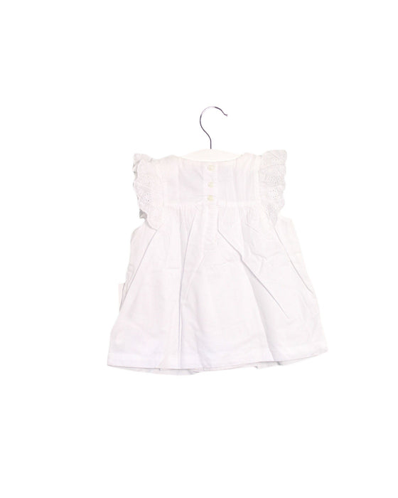 A White Sleeveless Dresses from Ralph Lauren in size 6-12M for girl. (Back View)