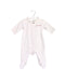 A White Long Sleeve Jumpsuits from Jacadi in size 0-3M for girl. (Front View)