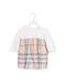 A Multicolour Long Sleeve Dresses from Burberry in size 6-12M for girl. (Front View)