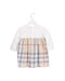 A Multicolour Long Sleeve Dresses from Burberry in size 6-12M for girl. (Back View)