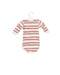 A Ivory Long Sleeve Bodysuits from Petit Bateau in size 0-3M for girl. (Back View)