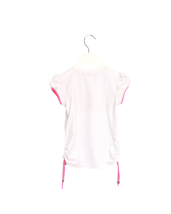 A White Rash Guards from Sunuva in size 3T for girl. (Back View)