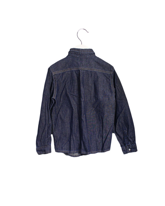 A Blue Shirts from Bonpoint in size 6T for neutral. (Back View)