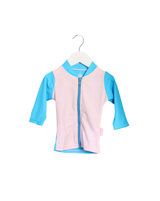 A Pink Rash Guards from Platypus in size 6-12M for girl. (Front View)