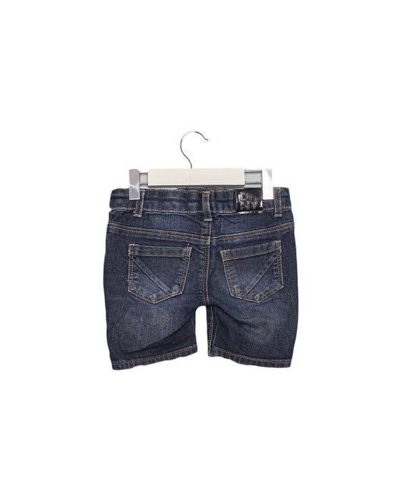 A Navy Shorts from DKNY in size 5T for girl. (Back View)