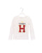 A White Long Sleeve Tops from Tommy Hilfiger in size 5T for girl. (Front View)