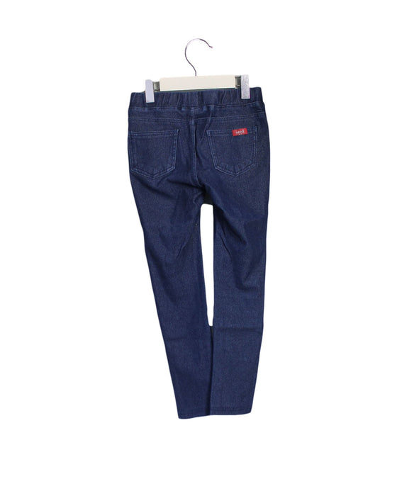 A Navy Leggings from Seed in size 6T for girl. (Back View)