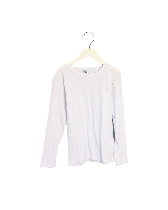 A White Long Sleeve Tops from Petit Bateau in size 10Y for boy. (Front View)