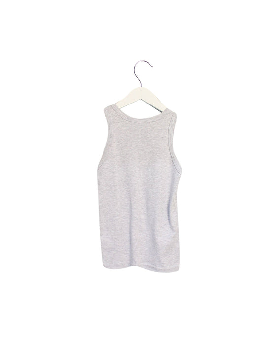 A Grey Sleeveless Tops from Petit Bateau in size 10Y for boy. (Back View)