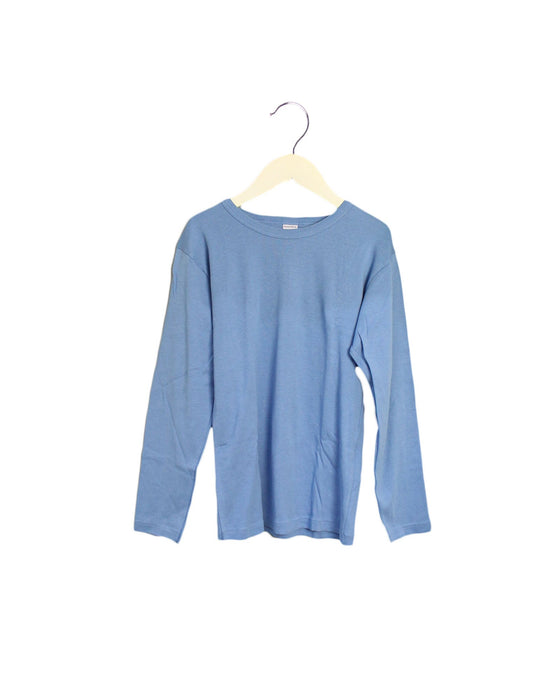 A Blue Long Sleeve Tops from Petit Bateau in size 10Y for boy. (Front View)