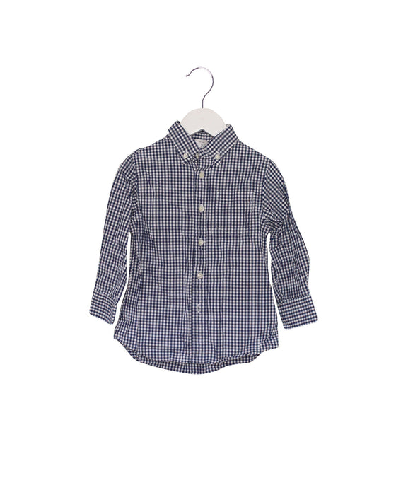 A Blue Shirts from Crewcuts in size 3T for boy. (Front View)