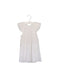 A White Sleeveless Dresses from Petit Bateau in size 12-18M for girl. (Front View)