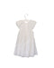 A White Sleeveless Dresses from Petit Bateau in size 12-18M for girl. (Back View)
