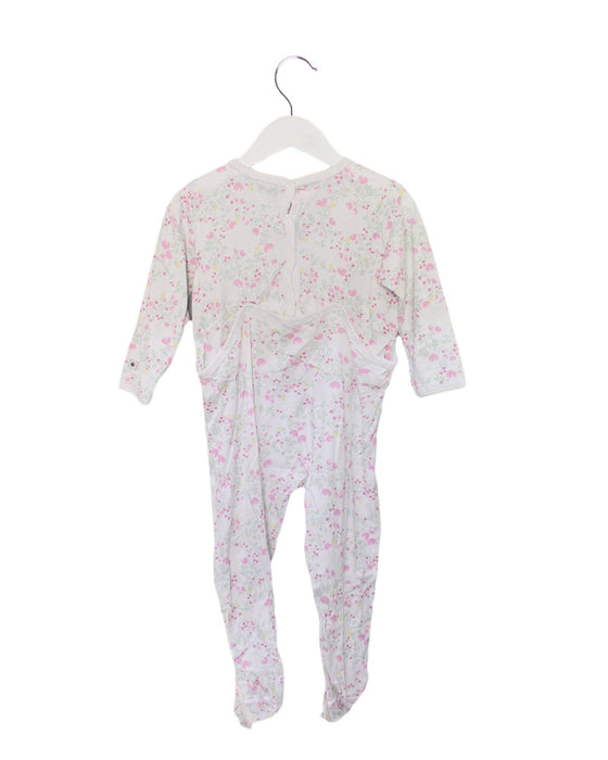A Pink Onesies from Petit Bateau in size 3T for girl. (Back View)