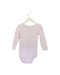 A Pink Long Sleeve Bodysuits from Petit Bateau in size 3T for girl. (Back View)