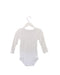 A White Long Sleeve Bodysuits from Petit Bateau in size 3T for girl. (Back View)