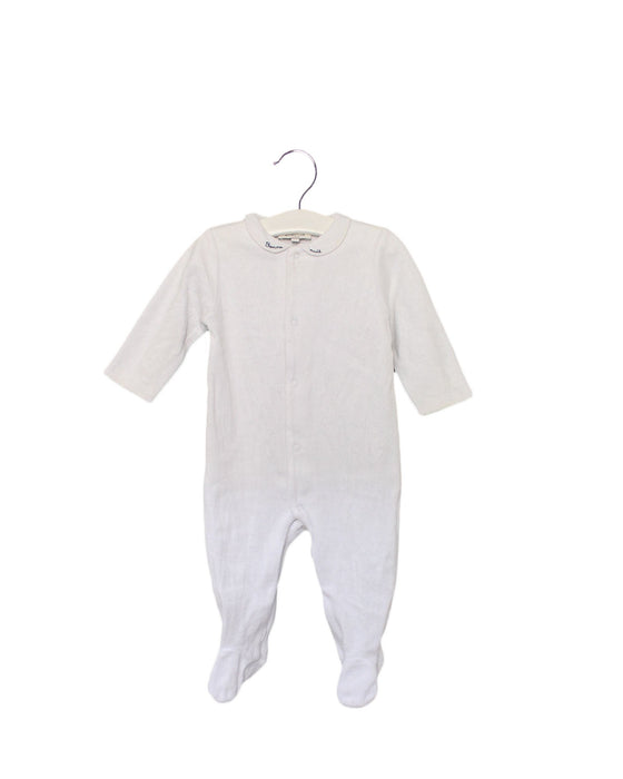 A White Onesies from Cyrillus in size 6-12M for neutral. (Front View)