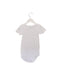 A White Short Sleeve Bodysuits from Petit Bateau in size 3T for girl. (Back View)