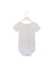 A White Short Sleeve Bodysuits from Petit Bateau in size 3T for girl. (Back View)