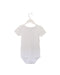 A White Short Sleeve Bodysuits from Petit Bateau in size 3T for girl. (Back View)
