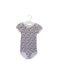 A Navy Short Sleeve Bodysuits from Petit Bateau in size 18-24M for girl. (Front View)