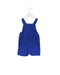 A Blue Overall Shorts from Petit Bateau in size 3-6M for boy. (Back View)