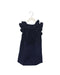 A Navy Sleeveless Dresses from Crewcuts in size 4T for girl. (Front View)