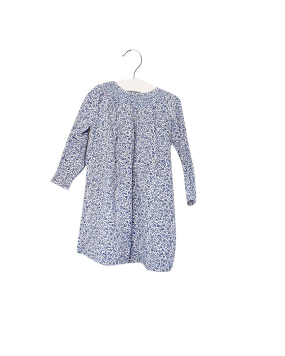 A Blue Long Sleeve Dresses from Ralph Lauren in size 12-18M for girl. (Front View)