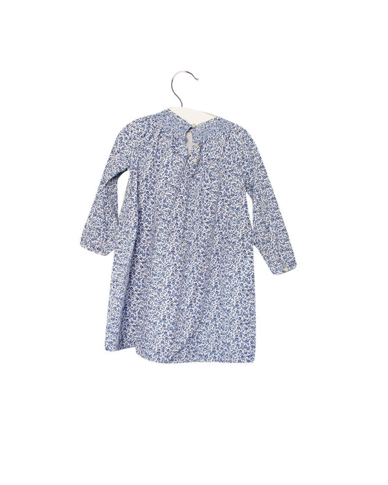 A Blue Long Sleeve Dresses from Ralph Lauren in size 12-18M for girl. (Back View)