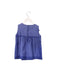 A Blue Sleeveless Tops from Il Gufo in size 4T for girl. (Back View)
