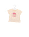 A Pink Short Sleeve T Shirts from Chloe in size 6-12M for girl. (Front View)
