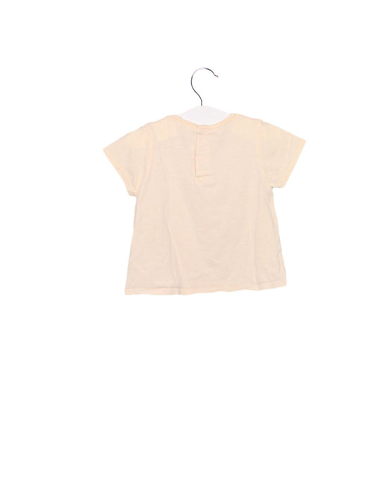 A Pink Short Sleeve T Shirts from Chloe in size 6-12M for girl. (Back View)